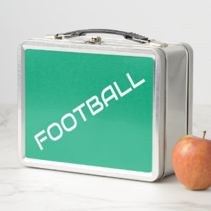 FOOTBALL Texto blanco moderno Fondo verde