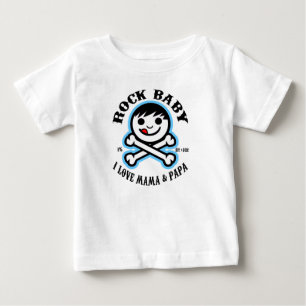 FOR CHARITY! Bebé playera ROCK BEBÉ - Bee & Bone
