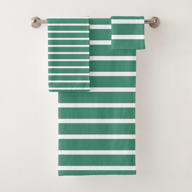 For Nature Lovers – Green & White Striped  (In situ)
