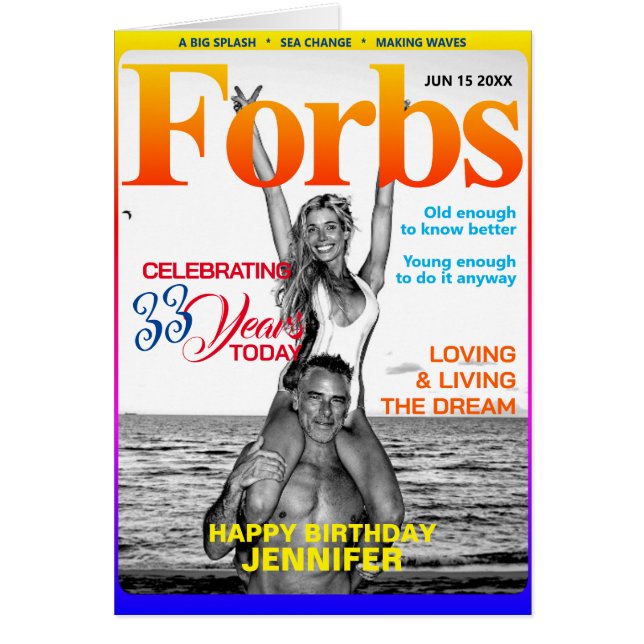 Forbs (Forbes Parody) Cumpleaños-Foto-Edad de mens (Frente)