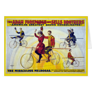 Forepaugh y vende Poster de circo vintage de los h