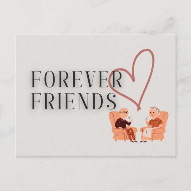 Forever Friends: Postales para té y café (Anverso)