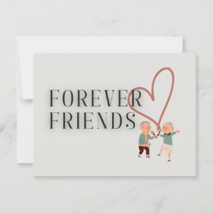 Forever Friends: tarjeta postal del cantante