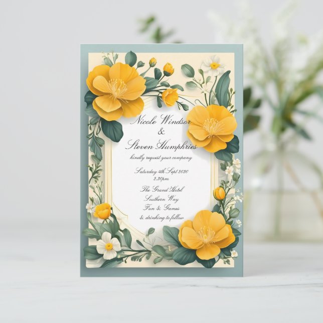 Forever in Bloom Buttercup Wedting (Anverso de pie)