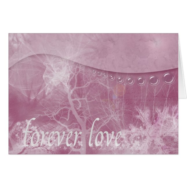 Forever Love Card (Anverso (Horizontal))