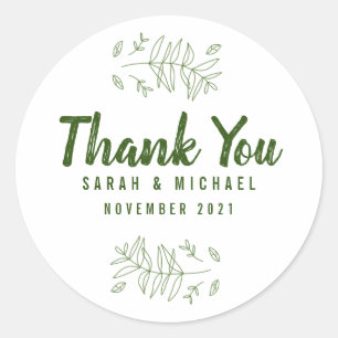 Forever Love Plant Leaf Pegatina