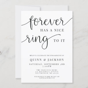 Forever Tiene Un Bonito Anillo Para La Invitación