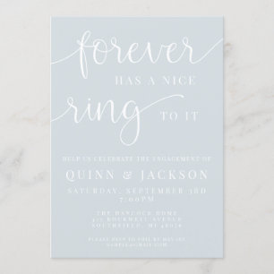 Forever Tiene Un Bonito Anillo Para La Invitación 