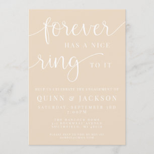 Forever Tiene Un Bonito Anillo Para La Invitación