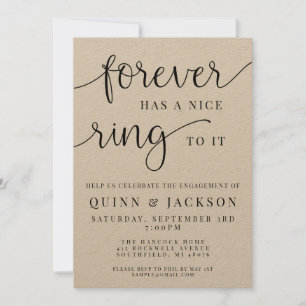 Forever Tiene Un Bonito Anillo Para La Invitación