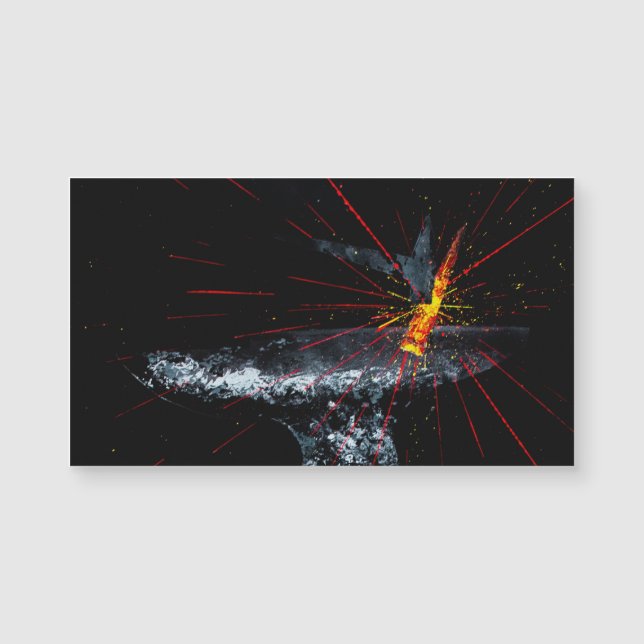 Forge Anvil Knife Trabajo Metalizado (Anverso)