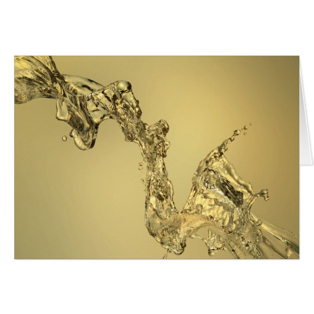 Forma abstracta formada salpicando el agua (Anverso (Horizontal))