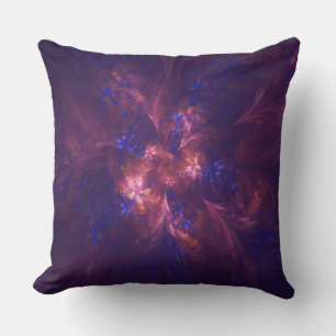 Forma azul del Cojín decorativo y púrpura