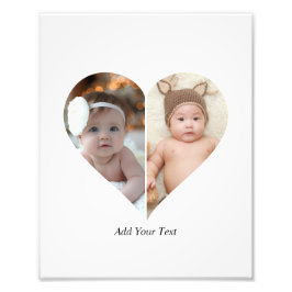 Forma cardíaca 2 Collage de fotos