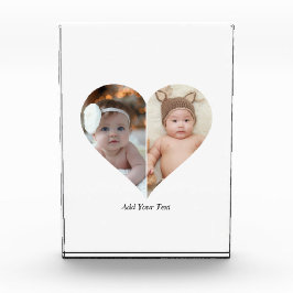 Forma cardíaca 2 Collage de fotos