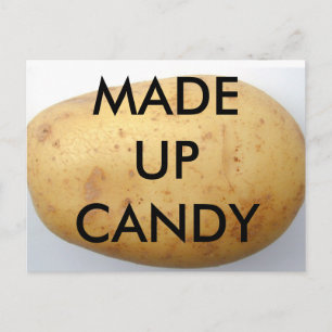 Forma de arte de la postal de Potato Candy