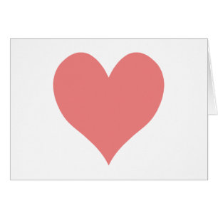 Forma de corazón de coral claro
