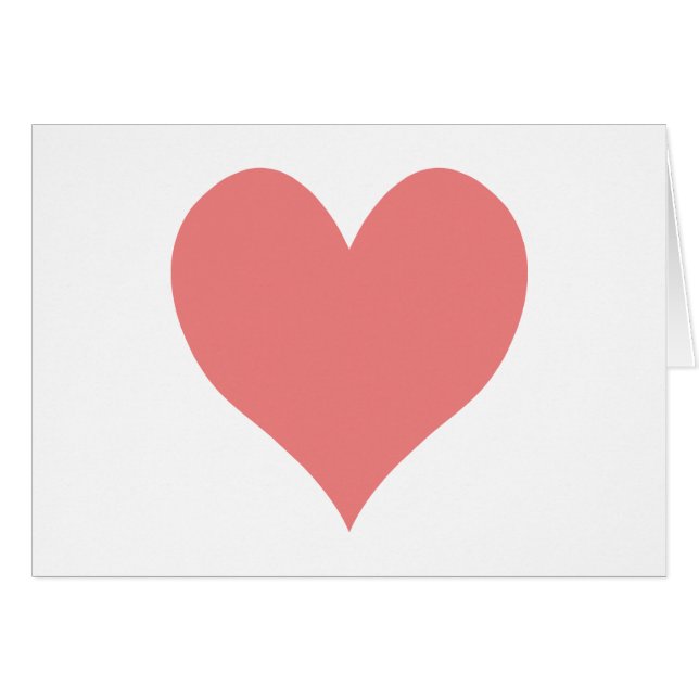 Forma de corazón de coral claro (Anverso (Horizontal))