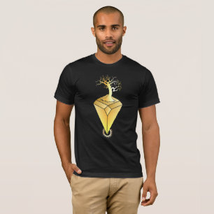 forma de diamante con una camiseta de árbol místic
