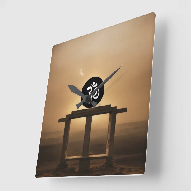 FORMA DE LA PLAZA DE RELOJ DE PARED (Ángulo)