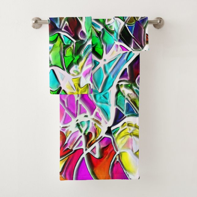 Forma de piedras brillantes y de colores sumergida (In situ)