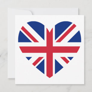 Forma del corazón de Union Jack