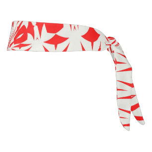 Forma Goemétrica Estrella Blanca Y Roja Kaleidosco