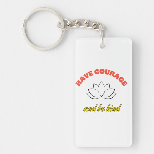 Forma: Rectángulo (dos lados) llavero (Frente)