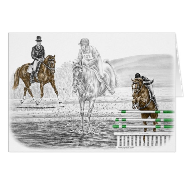 Formación combinada de caballos de aventura de 3 d (Anverso (Horizontal))