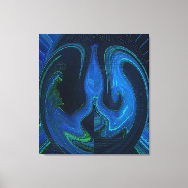 Formación de la Tierra Madre Resumen Lienzo envuel (Anverso)