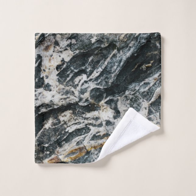 Formación de roca blanca y negra (Toallita)