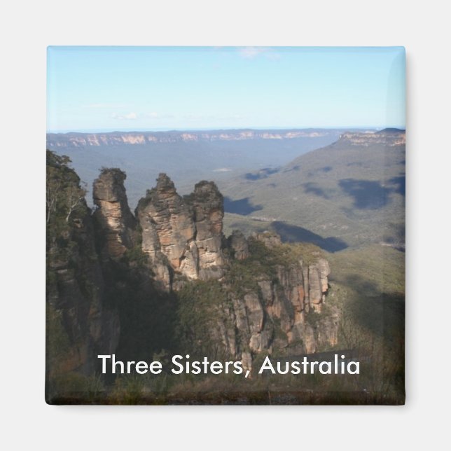 Formación de tres hermanas, Australia, imán (Frente)