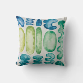 Formas abstractas Cojín decorativo de impresión de