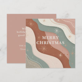Formas abstractas de Navidad Boho