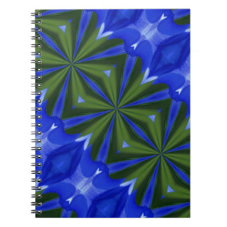 Formas Azules Y Verdes Resumen De Cuaderno De Arte