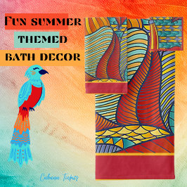 Formas contemporáneas Verde azuladas, Naranjas, di