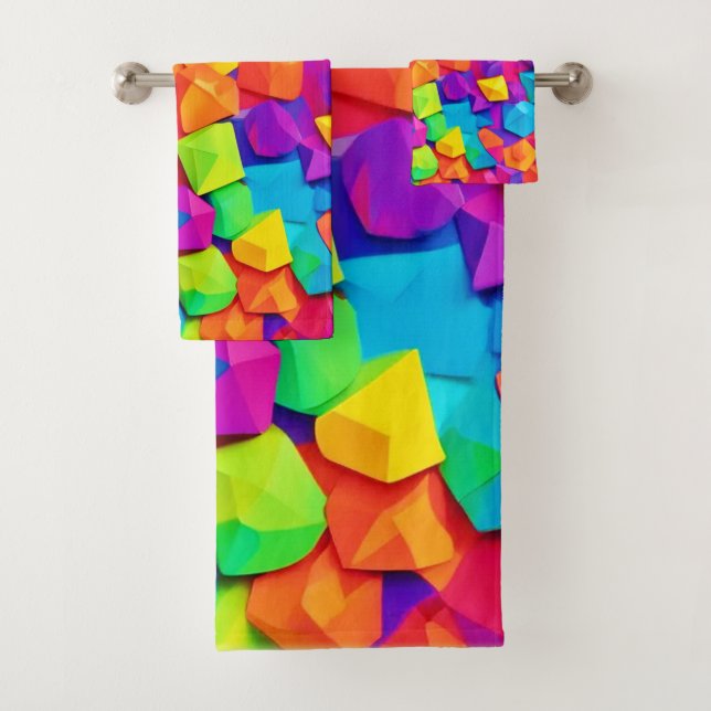 Formas de cristal coloridas (In situ)