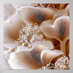Formas de Flor Orgánica – Arte Abstracto Texturiza