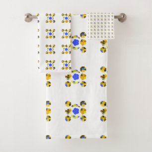 Formas de Ilustracion azul amarillo