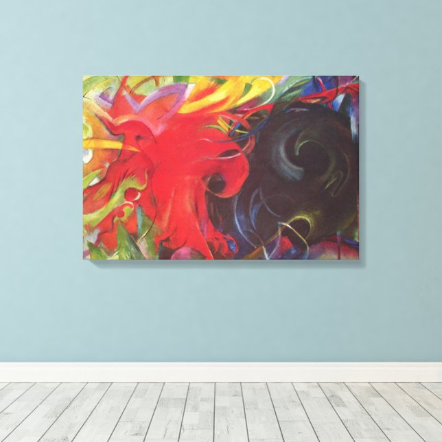 Formas de lucha de Franz Marc, Arte Antiguo Fino (Insitu (piso de madera))