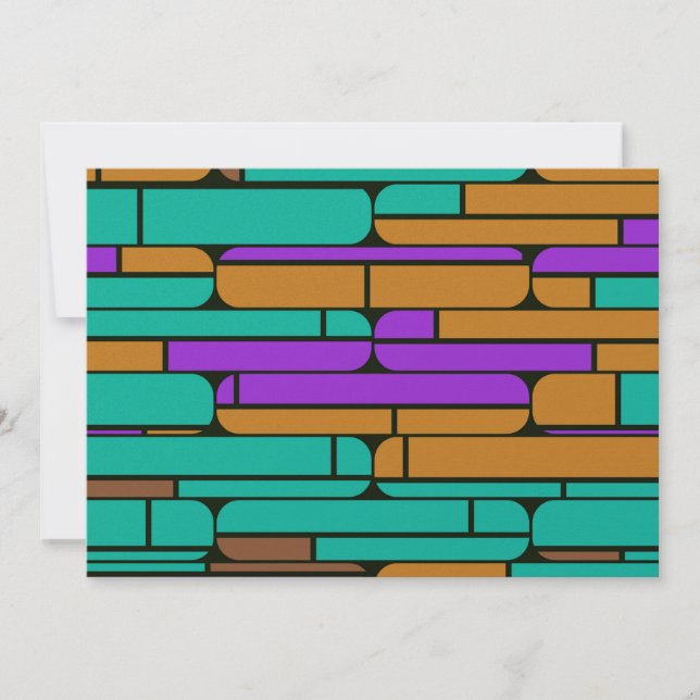 Formas en colores retro (Anverso)