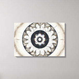 Formas étnicas Modernas coloridas tela de arte env