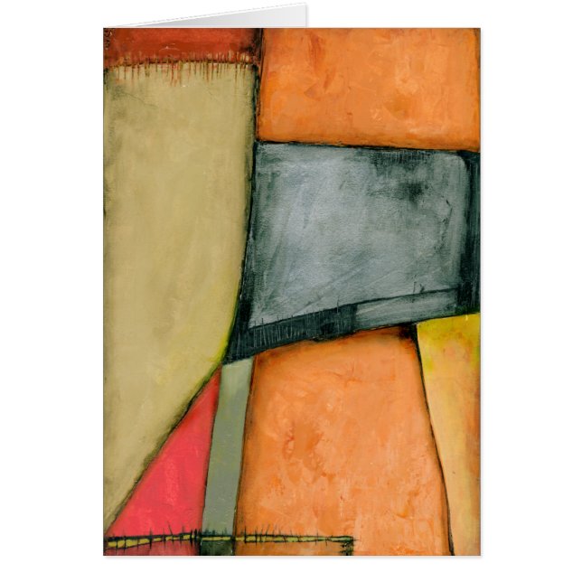 Formas geométricas coloridas contemporáneas (Frente)