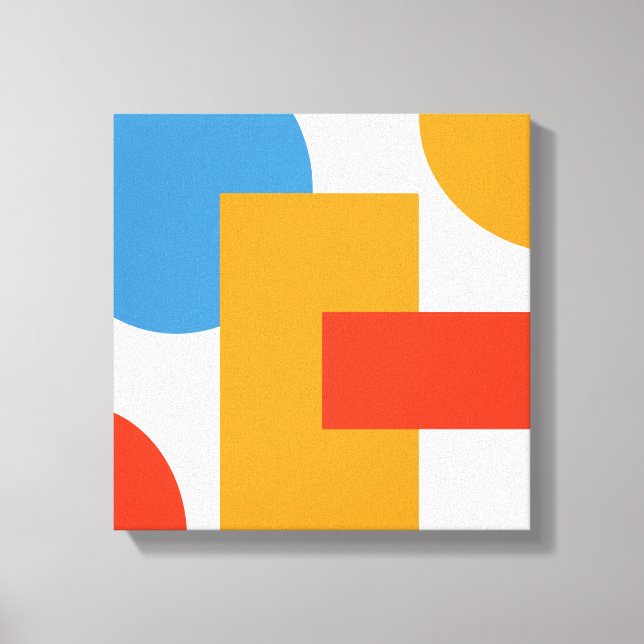 Formas geométricas de arte abstracto moderno (Anverso)