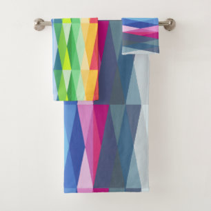 Formas geométricas modernas Patrón arco iris
