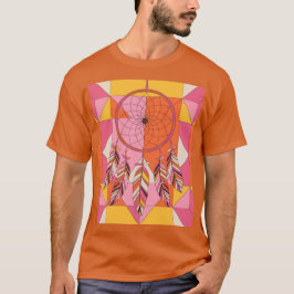 Formas geométricas naranja Camiseta Dreamcatcher