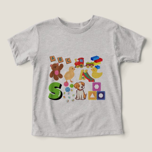 Formas y juguetes para niños (Diseño delantero )