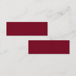 Formato de tarjeta Mini de Maroon quemado de 3,0"x