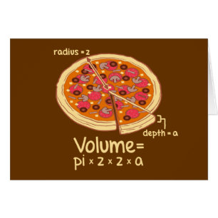 Fórmula matemática = Pi*z*z*a del volumen de la