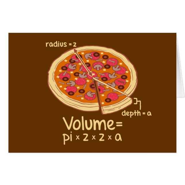 Fórmula matemática = Pi*z*z*a del volumen de la (Anverso (Horizontal))